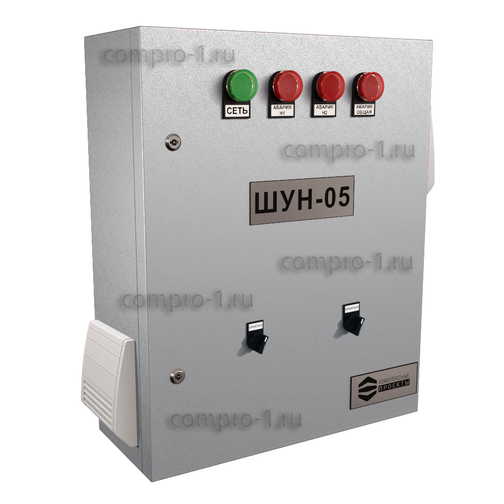 Шкаф управления насосами ШУН-5-2-1.5-ПЧ-GSM вид снаружи