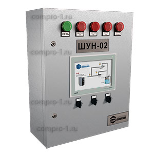 Шкаф управления насосами ШУН-2-3-18.9-С10-ТР-GSM вид снаружи