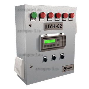 Шкаф управления насосами ШУН-2-3-7.5-ОК-ПЧ-GSM вид снаружи