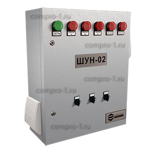 Шкаф управления насосами ШУН-2-3-7.5-ПЧ-GSM вид снаружи