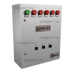 Шкаф управления насосами ШУН-5-3-1.1-ТР вид снаружи